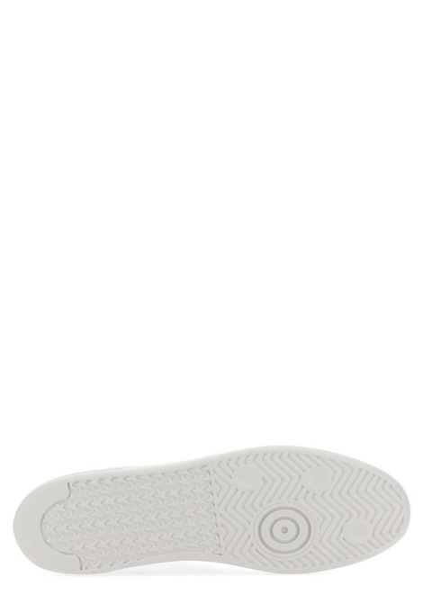 white and dark green GGDB logo-print laced calf leather sneakers  GOLDEN GOOSE | GWF00197-F00475310502